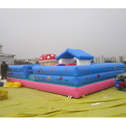 mushroom house inflatable bouncer